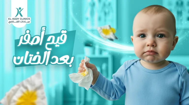 قيح أصفر بعد الختان