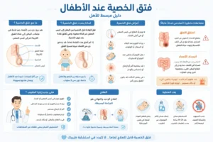 شكل فتق الخصية عند الاطفال بالصور التوضيحية 