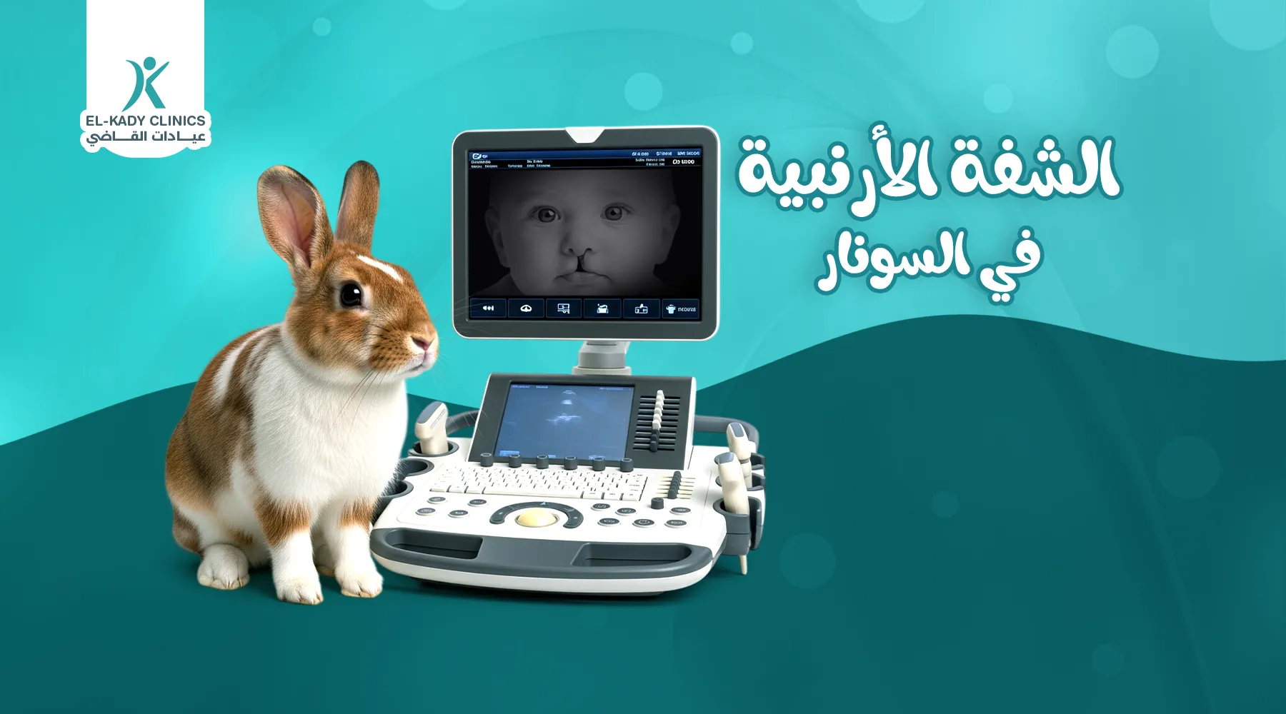 هل تظهر الشفة الأرنبية في السونار؟