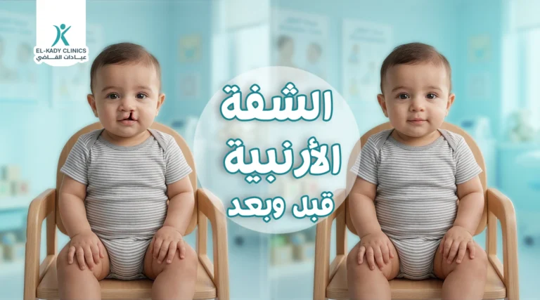 الشفة الأرنبية قبل وبعد مع الدكتور رضا القاضي 2026