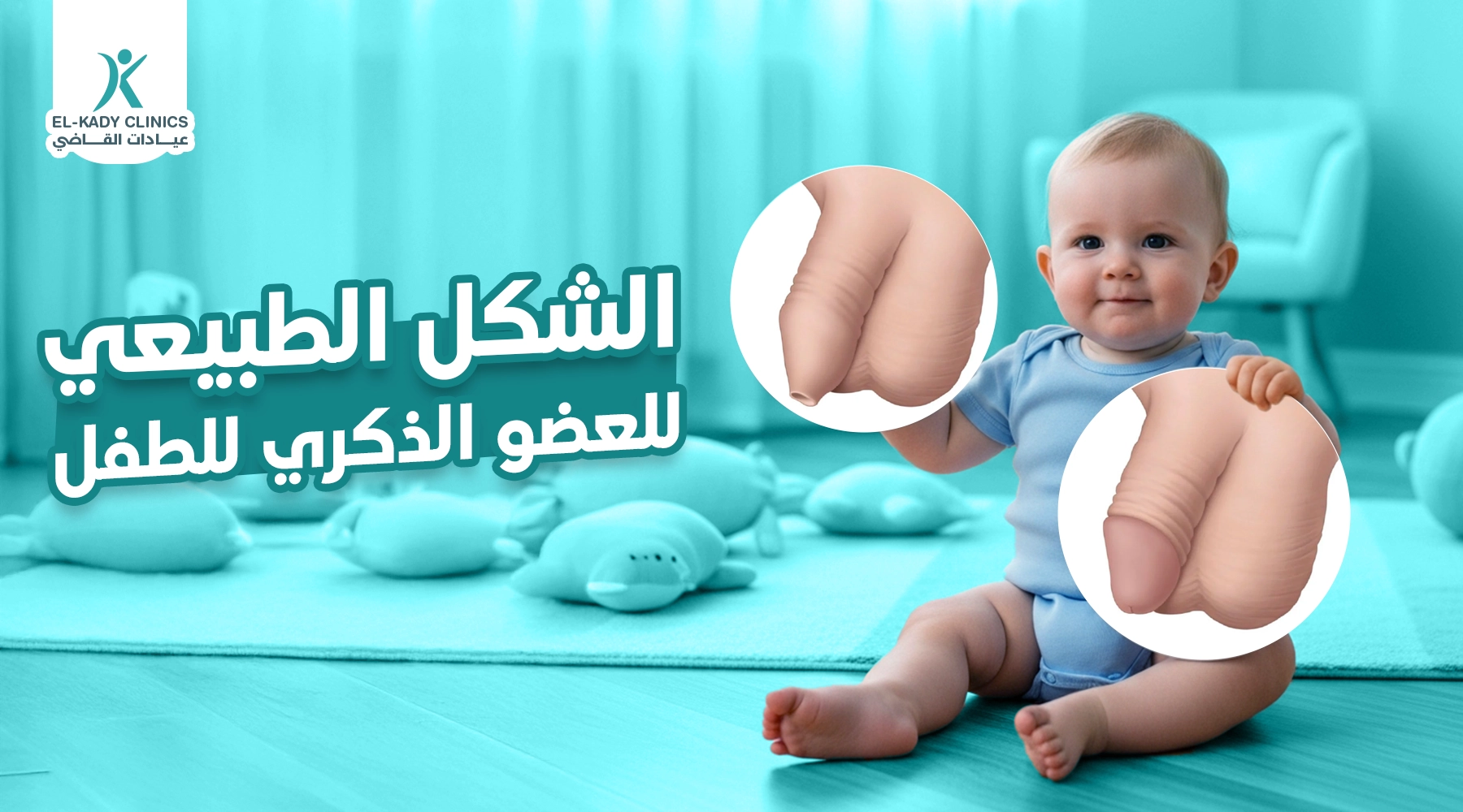 الشكل الطبيعي للعضو الذكري للطفل بالصور