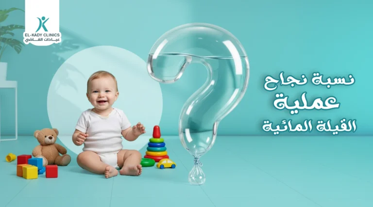 نسبة نجاح عملية القيلة المائية عند الأطفال في مصر 2026