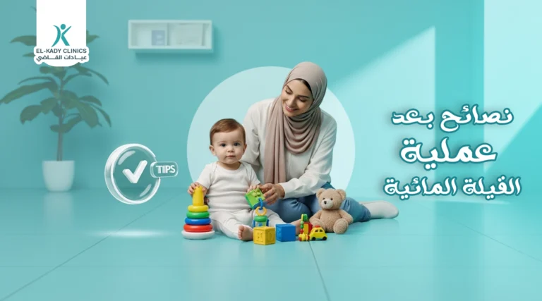 نصائح بعد عملية القيلة المائية وأعراض ما بعد القيلة المائية