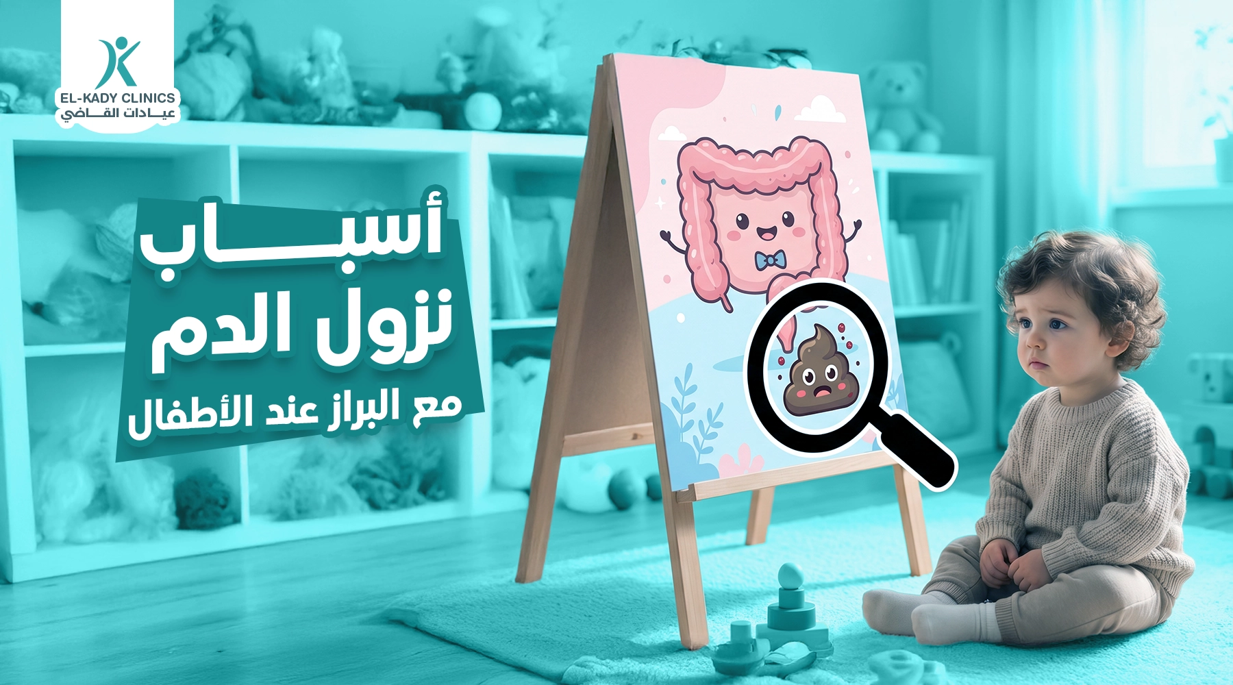 نزول الدم مع البراز عند الأطفال