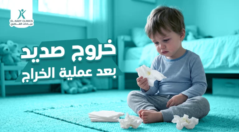 هل خروج صديد بعد عملية الخراج للأطفال أمر طبيعي؟