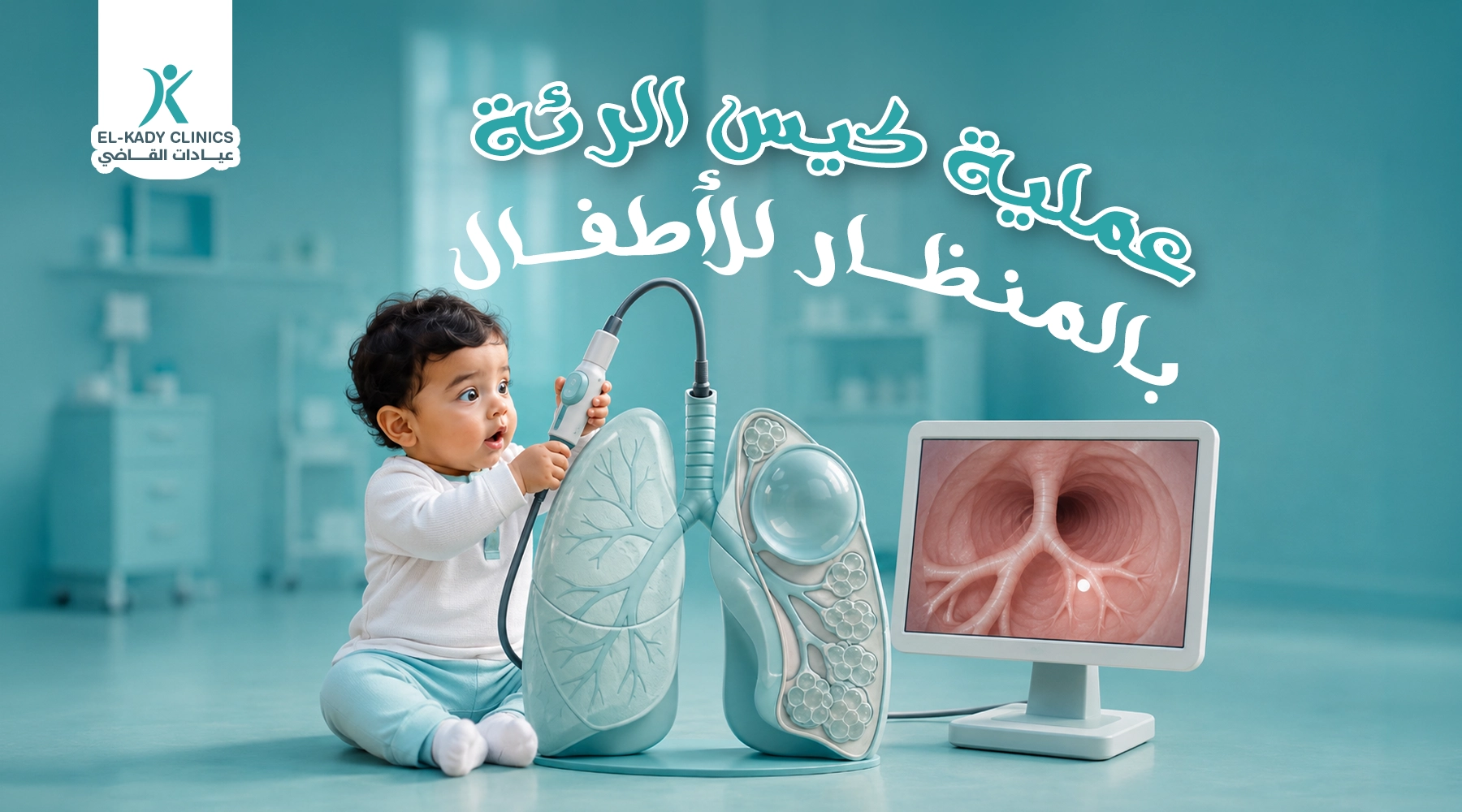 عملية كيس الرئة بالمنظار للأطفال