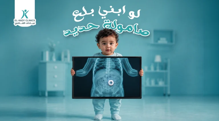 ماذا أفعل لو ابني بلع صامولة حديد